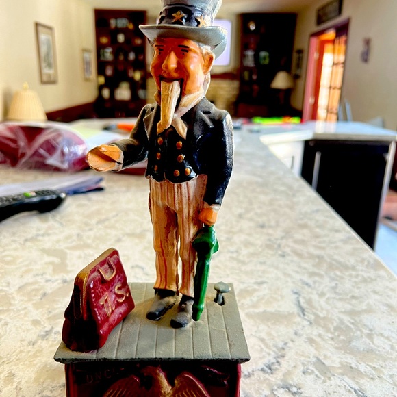 Vintage Uncle Sam mechanical bank - Picture 1 of 4